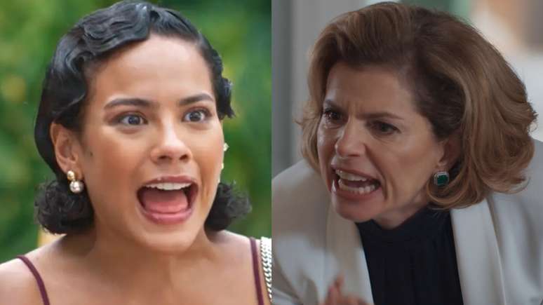 Fátima (Bella Campos) e Odete (Debora Bloch) de Vale Tudo