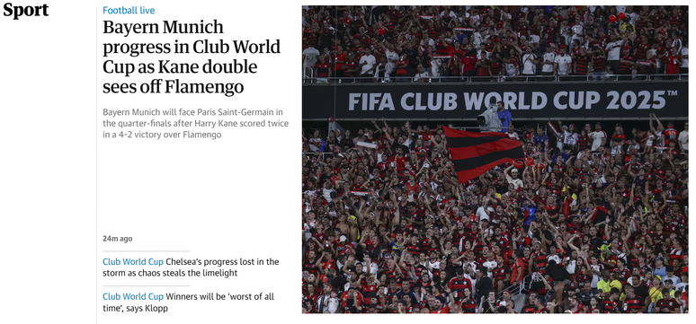 Repercussions of the international press Flamengo the elimination Repercussions of the international press Flamengo the elimination