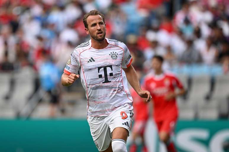 Harry Kane (Bayern de Munique) durante jogo contra o Benfica, no dia 24.06.2025 