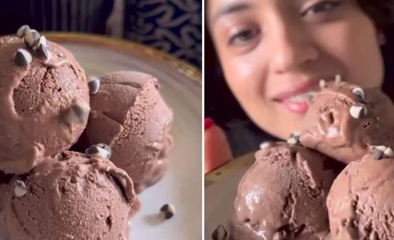 Cremous healthy chocolate dessert, sugar -free, gluten without sour cream Cremous healthy chocolate dessert, sugar -free, gluten without sour cream