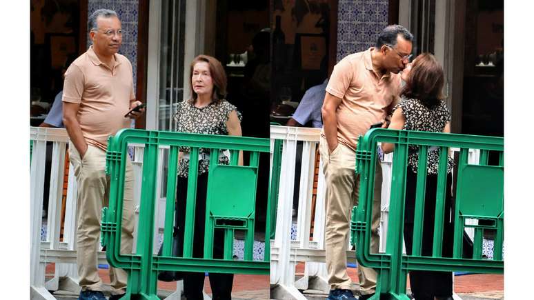 Heraldo Pereira com a esposa