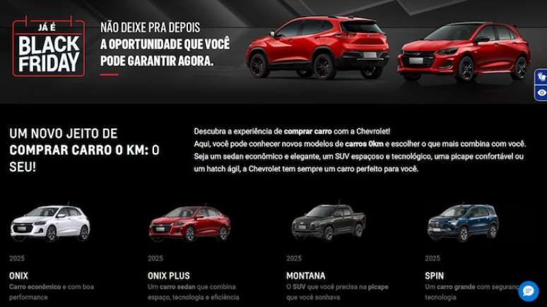 General Motors faz promoção antecipada de Black Friday em pleno mês de junho para liquidar os estoques antes de lançar novos cinco carros no País