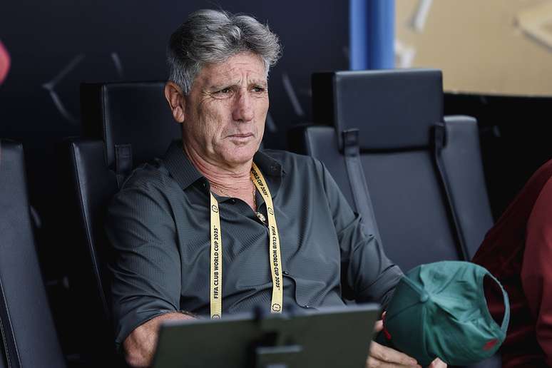 Renato Gaúcho em partida do Fluminense contra a Inter de Milão