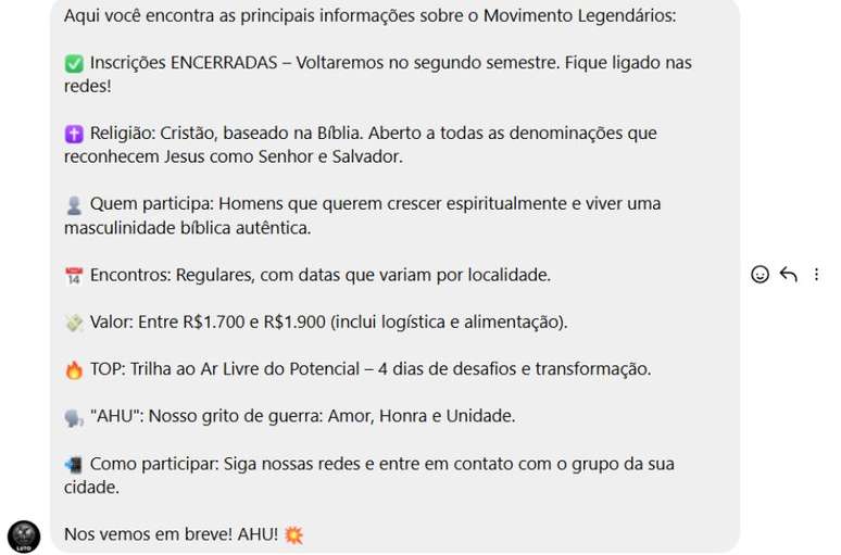 Encontro custa entre R$1.700 e R$1.900