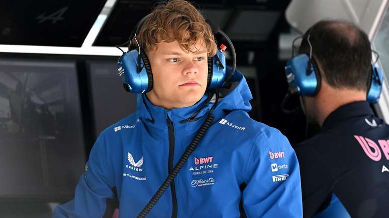Paul Aron como piloto reserva da Alpine em 2025
