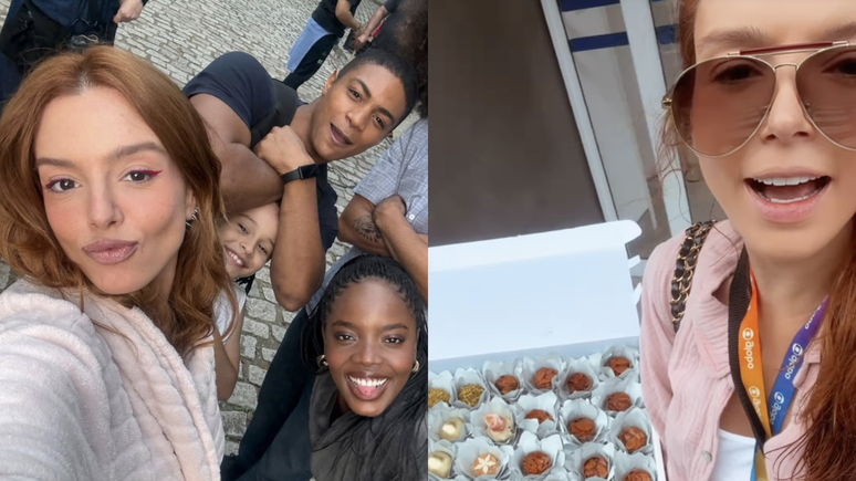 Nothing outside! Neo -phase, Giovanna Lancellotti returns to work and takes desserts for the launch
