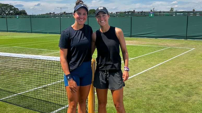 Ingrid Martins à esquerda e Gleason à direita 