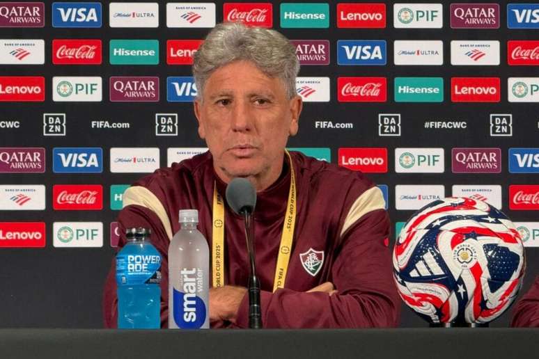 Renato Gaúcho durante coletiva no Mundial de Clubes
