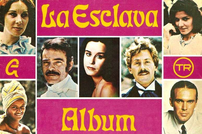 Em Cuba, a novela Escrava Isaura virou at&eacute; &aacute;lbum de figurinha, La Esclava