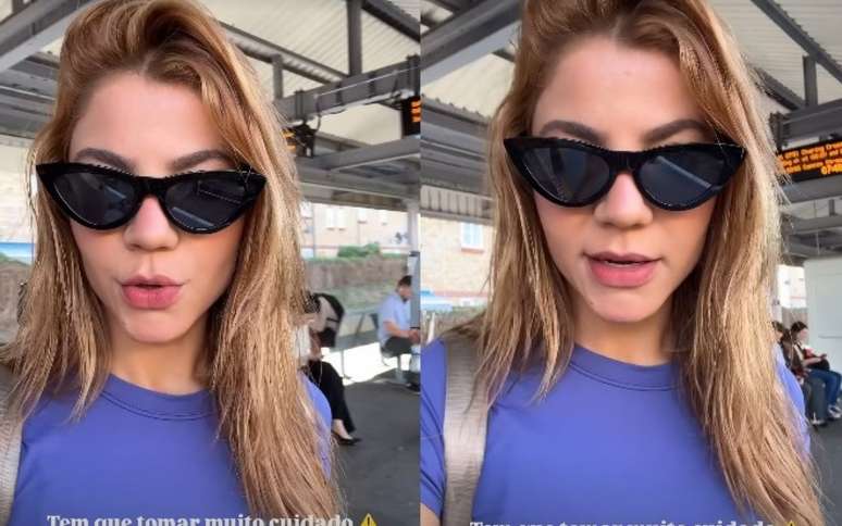 Hariany Almeida passes an embarrassing situation in London