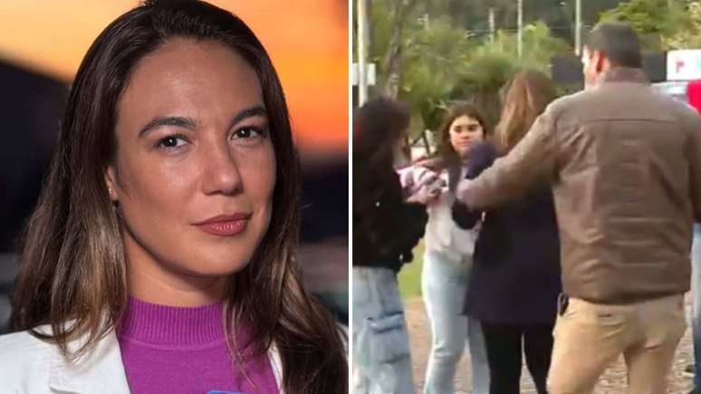 Rep&oacute;rter se pronuncia ap&oacute;s ser empurrada pelo colega de profiss&atilde;o e registrar boletim de ocorr&ecirc;ncia; veja