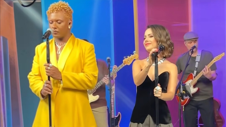 Liniker e Sandy 