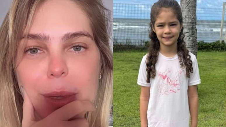 Esposa de Pedro Leonardo fala sobre a filha estar viajando sem ela