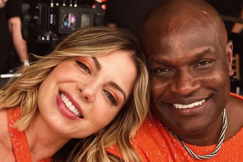 Sheila Mello e Jacaré já tiveram relacionamento na época do 'É o Tchan!'