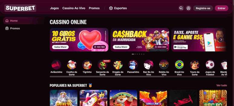 H&aacute; diversos tipos de jogos para todos os perfis de clientes