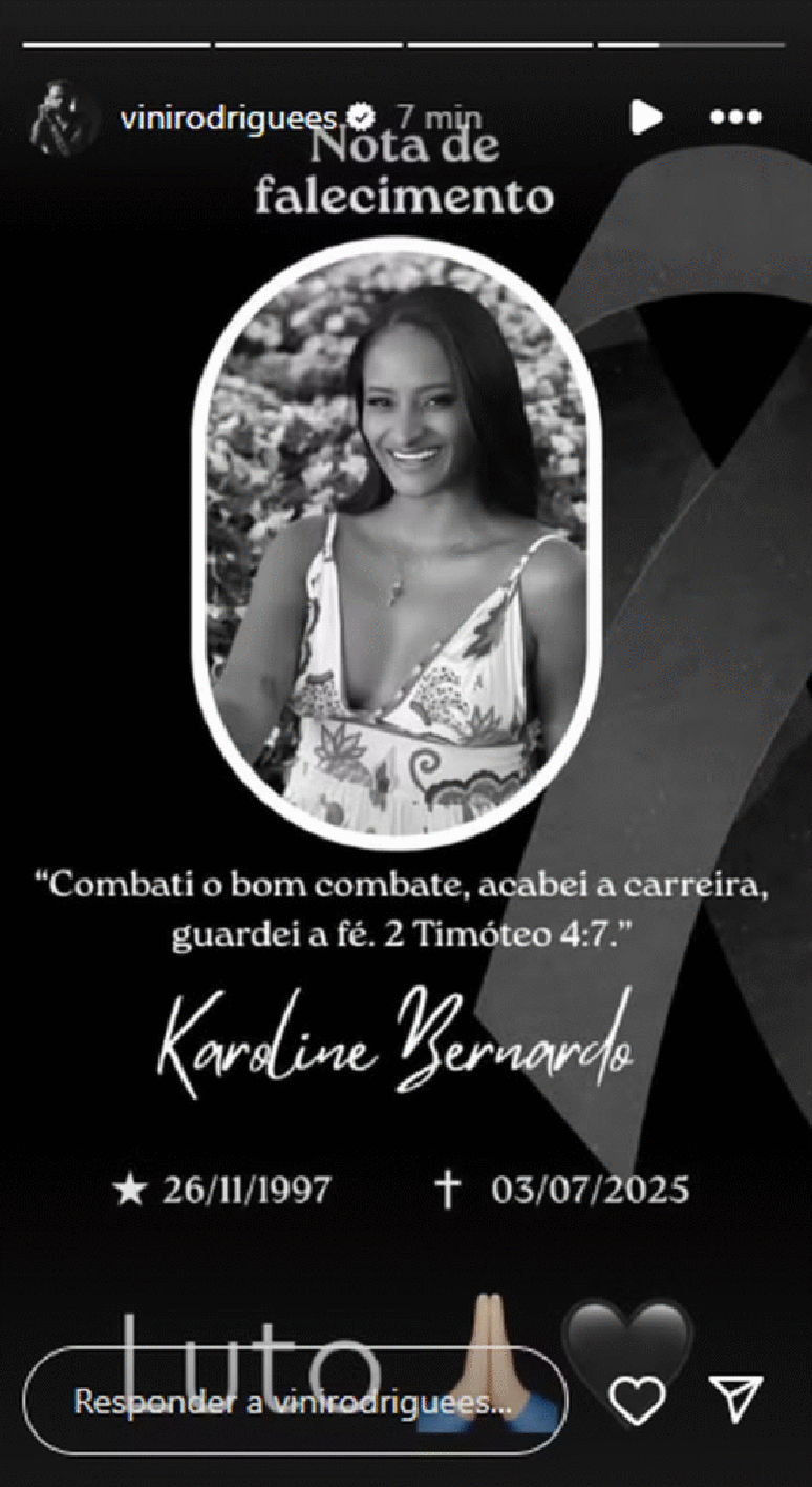 The former BBB announces the death of his ten -month -old daughter’s mother