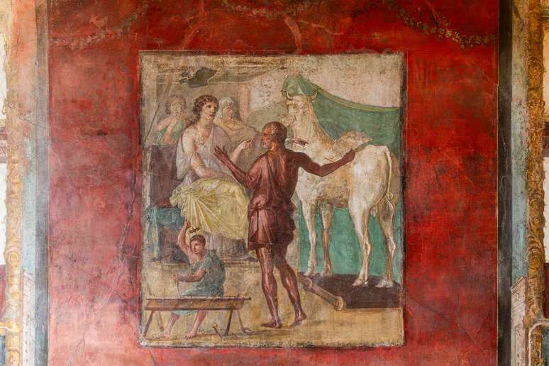 Os animais faziam parte da vida no império romano.