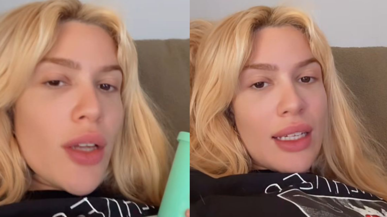 The influencer declares itself after being attached for throwing the religious medal