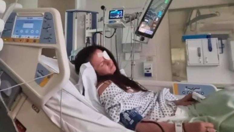 Kaylie Bailey passou tr&ecirc;s dias na UTI