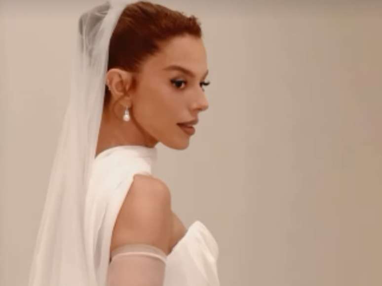 Vestido de noiva escolhido por Giovanna Lancelotti viraliza nas redes sociais (Foto: Instagram)