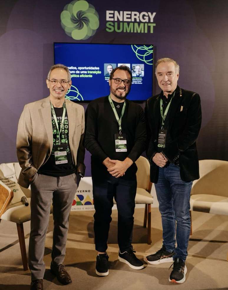 Luiz Mandarino, Rodrigo Faustini e Eike Batista 