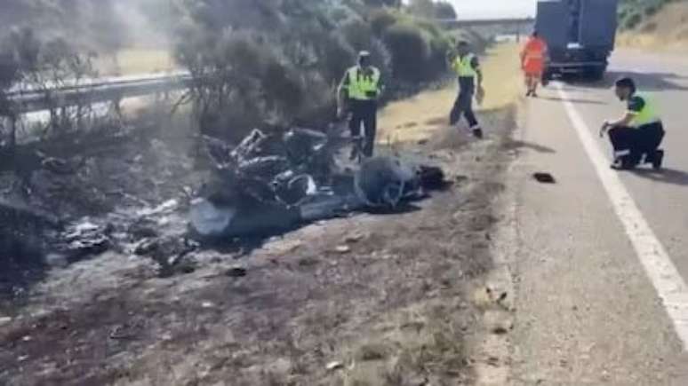 O veículo em que jogadores estavam saiu da estrada após um pneu ter estourado durante uma ultrapassagem