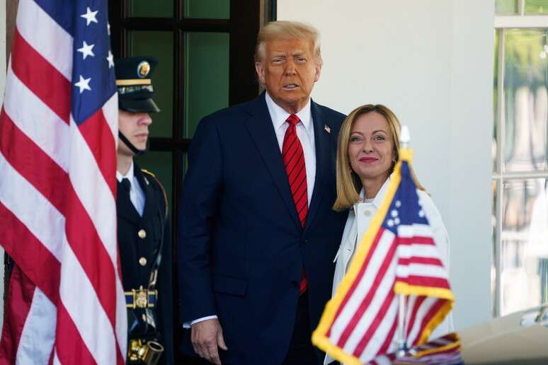 Meloni e Trump conversaram sobre guerra na Ucrânia
