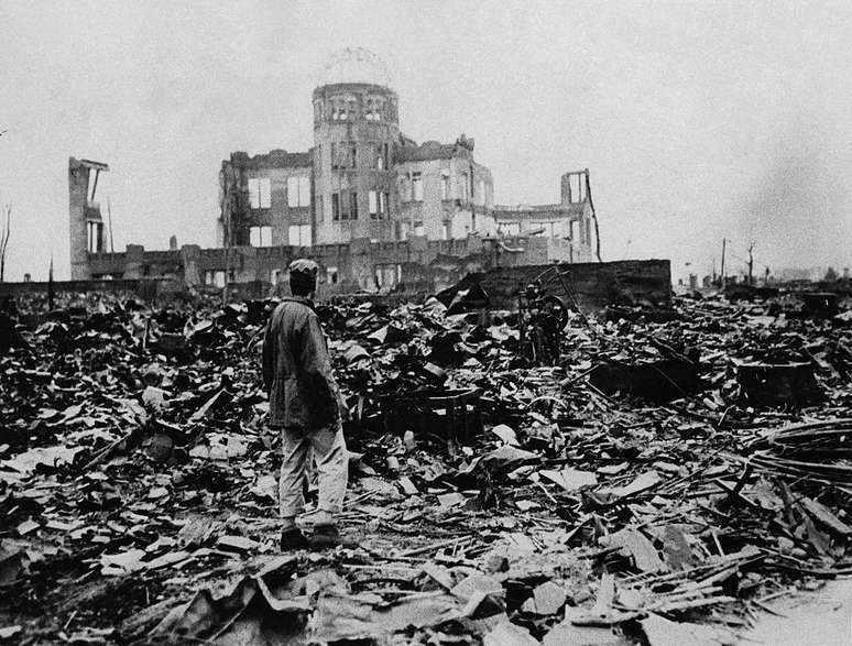 A única vez que armas nucleares foram usadas em um conflito foi no ataque a Hiroshima (foto) e Nagasaki