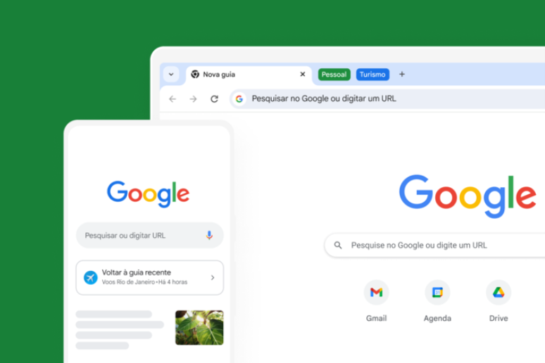 Chrome é o navegador do Google
