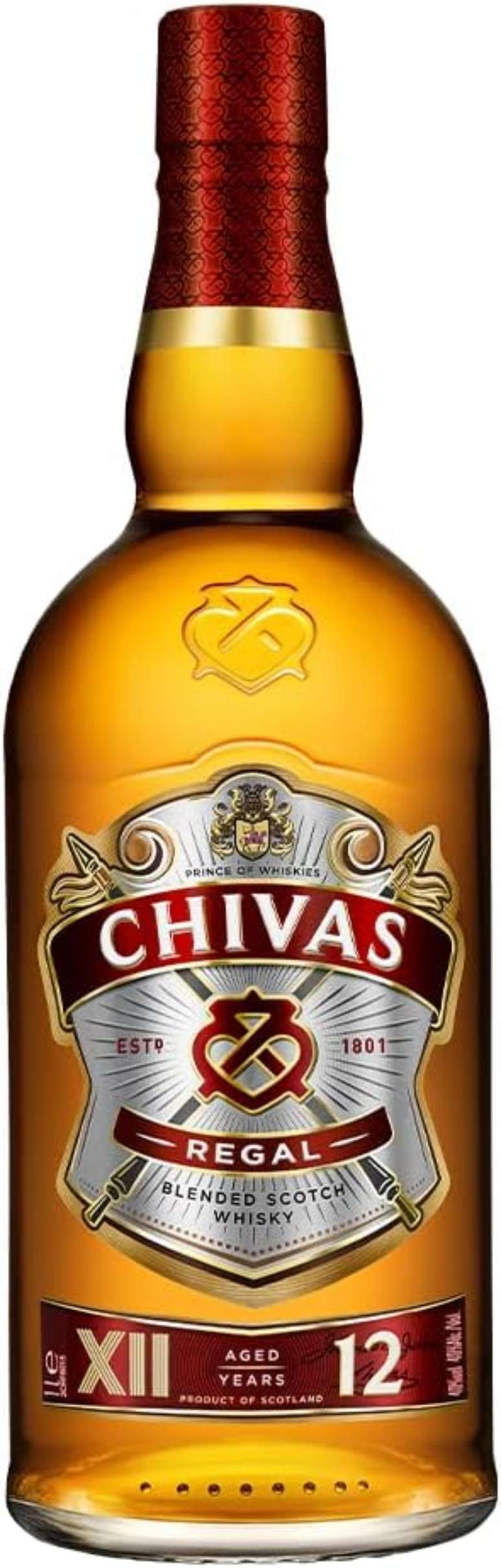 Whisky Chivas Regal 12 anos Blended Escoc&ecirc;s - 1 litro