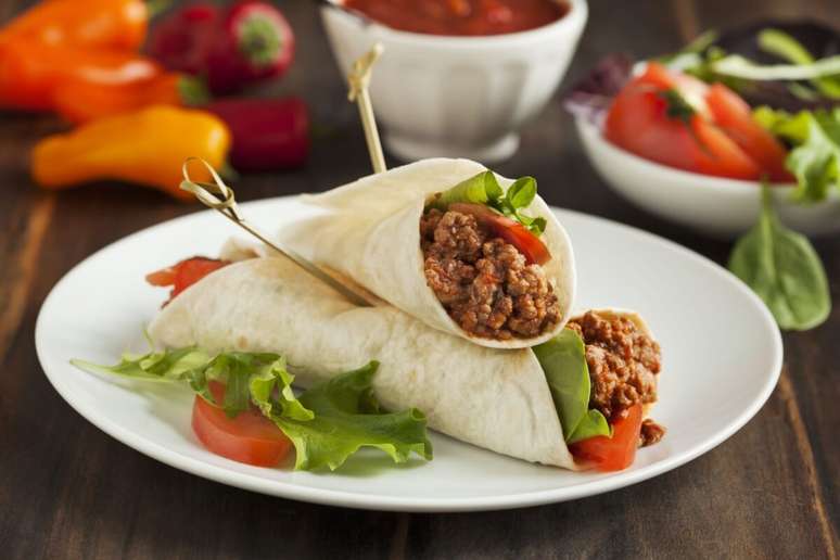 Burrito de carne moída 
