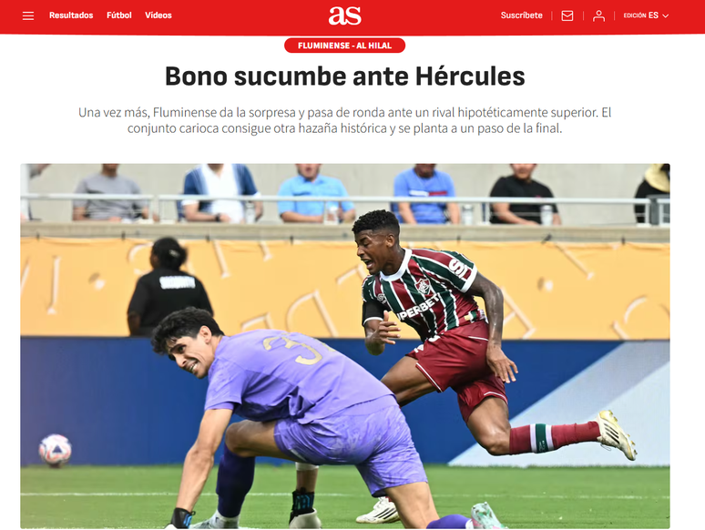 As destaca classifica&ccedil;&atilde;o do Fluminense no Mundial