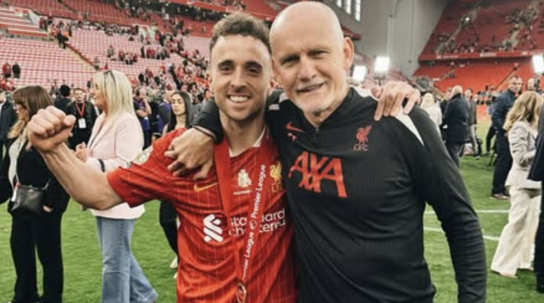Diogo Jota e Taffarel trabalharam juntos no Liverpool