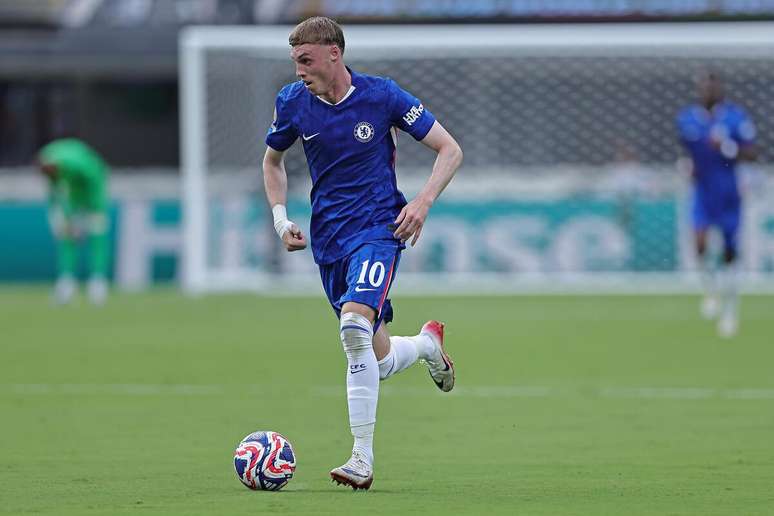 Cole Palmer (Chelsea) durante jogo contra o Benfica, no dia 28.06.2025