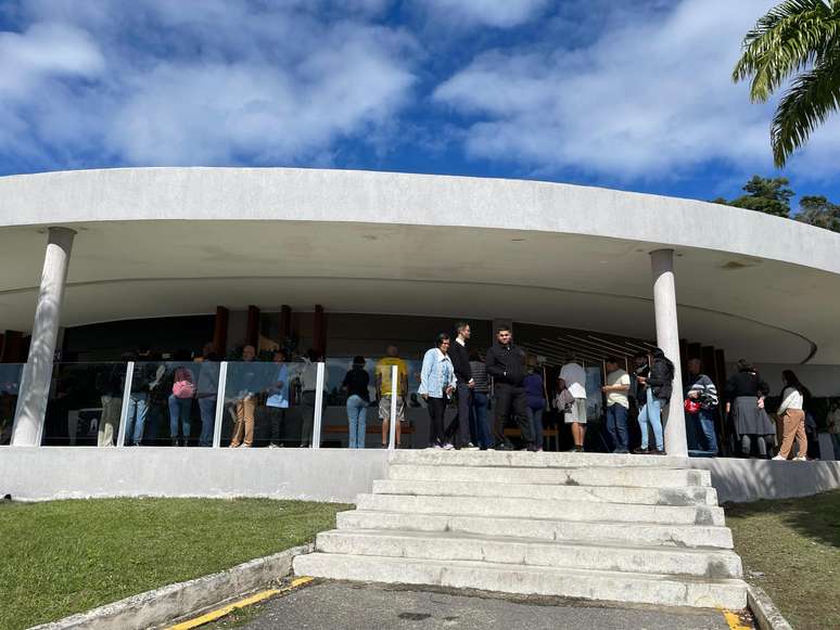 Cemitério Parque da Colina, no bairro de Pendotiba, em Niterói (RJ), onde o corpo de Juliana Marins será enterrado