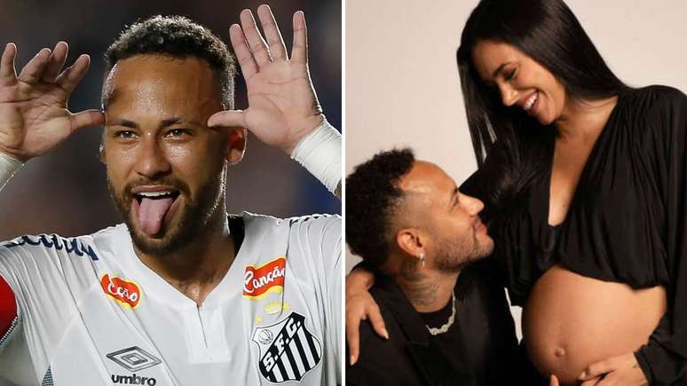 Neymar é dispensado do treino do Santos para visitar a pequena Mel, que nasceu na madrugada deste sábado, 5, em São Paulo; veja