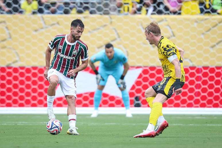 Fluminense was 0-0 with Dortmund, which was a good initial indication - Fluminense was 0-0 with Dortmund, which was a good initial indication -