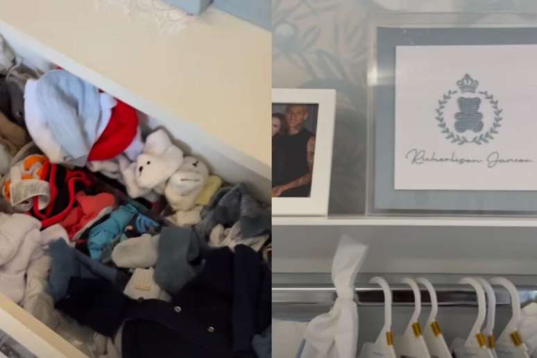 The details of the room of the son of Richarlison are revealed The details of the room of the son of Richarlison are revealed