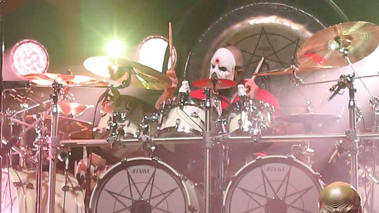 Eloy Casagrande com o Slipknot em 2024 -