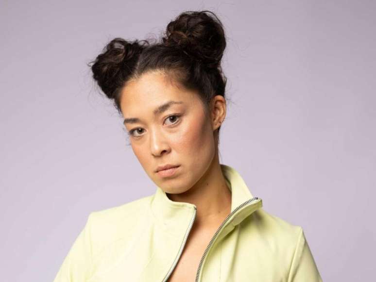 The similarity between Luana Tanaka and her character in “Dona de Me”, of Globo