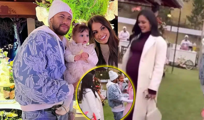 “Money acquires everything”: pregnant, Brunette Bianincardi is the target of jokes when he went to Helena’s 1 year party, Neymar’s daughter with ex