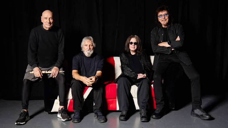 A formação original do Black Sabbath em 2025
