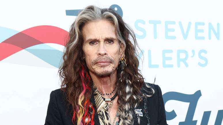 Steven Tyler, vocalista do Aerosmith, em 2025 -