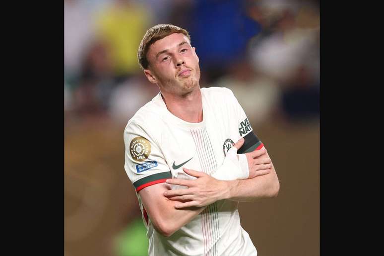 Cole Palmer fez o gol do Chelsea no primeiro tempo –