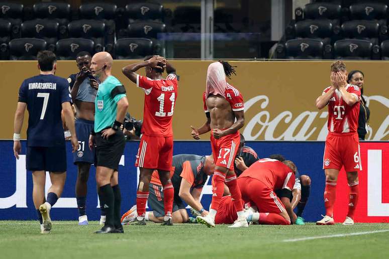 Jogadores em desespero com lesão de Musiala –