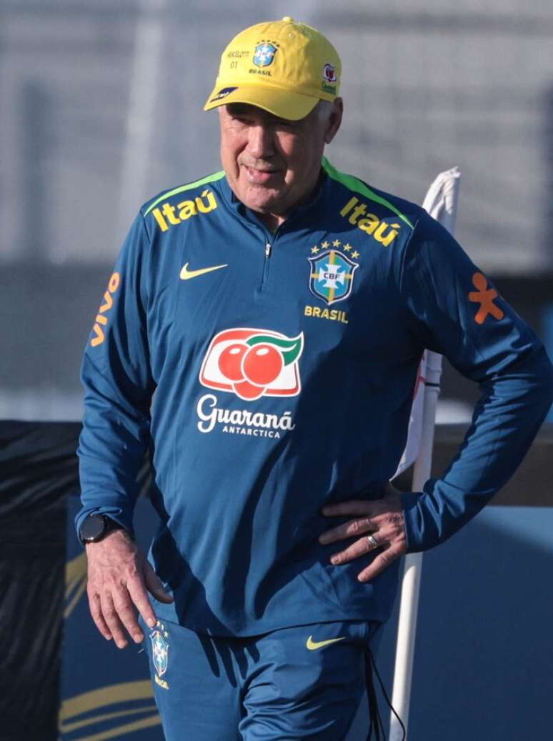 Carlo Ancelotti far&aacute; sua segunda convoca&ccedil;&atilde;o na sele&ccedil;&atilde;o brasileira para a Data Fifa no fim de agosto.