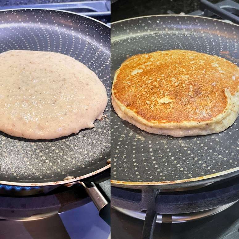 Banana -free banana pancake: the most cuddling you have ever seen