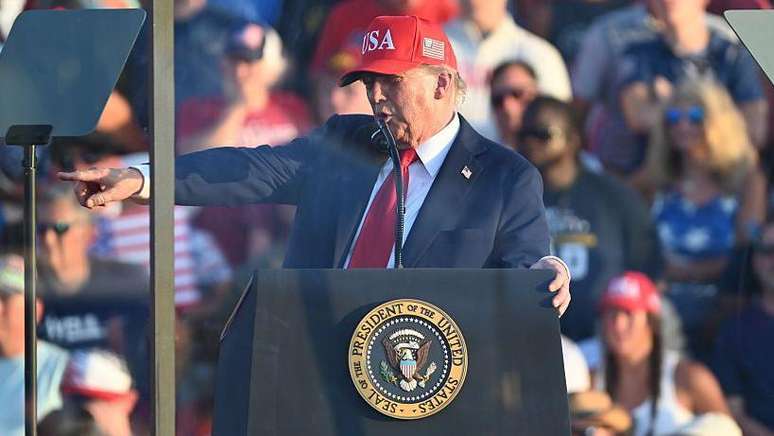 Trump usou a expressão em um comício em Iowa