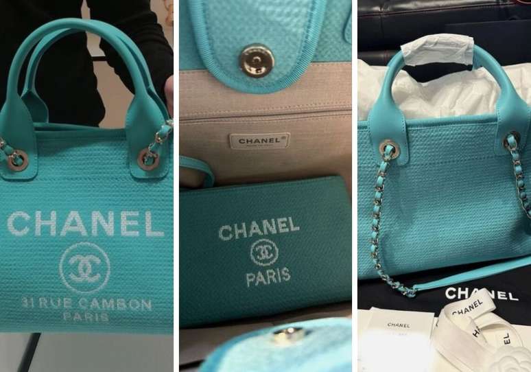 Bolsa Chanel do mesmo modelo que de Leila Pereira