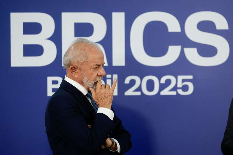 Lula durante a reuni&atilde;o do Brics no Rio de Janeiro